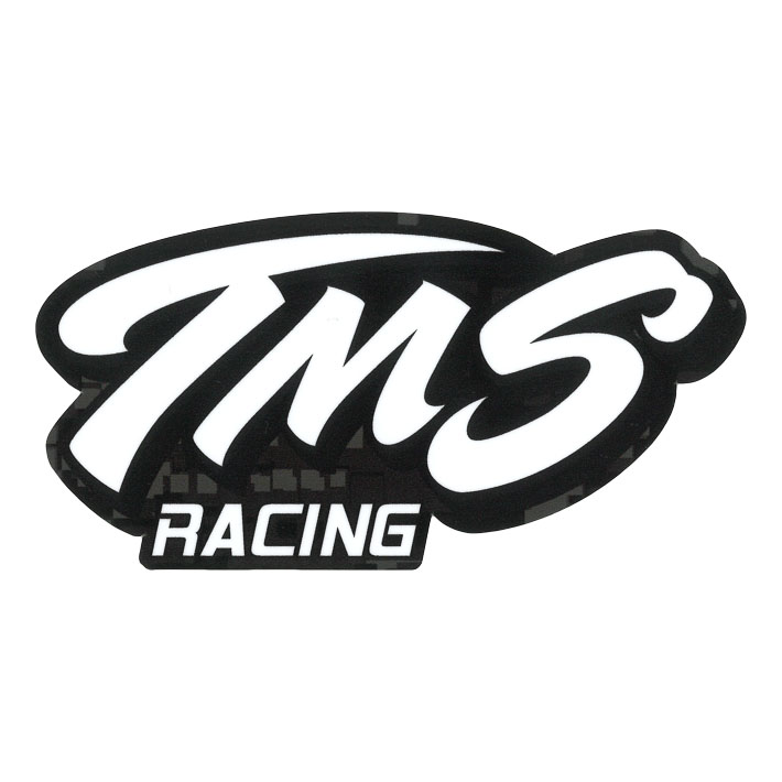 画像1: TMS Racing Sticker  white media White