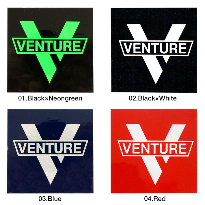 画像2: Venture Cross Bar Logo sticker 【メール便OK】