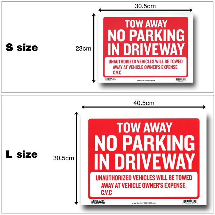 画像2: Sign Plate ［NO PARKING IN DRIVEWAY］