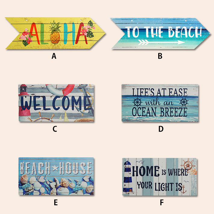 画像2: Beach Sign wide type【全6種】