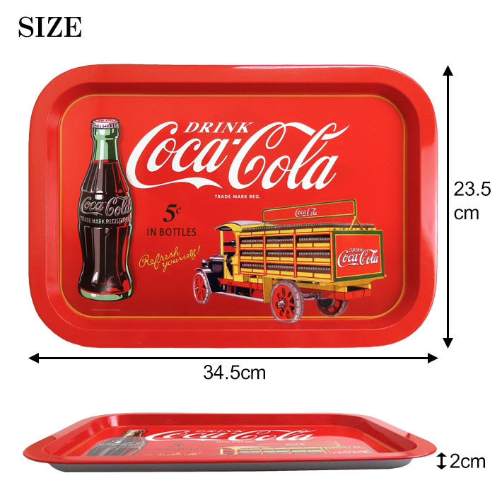 画像2: Coca-Cola Rectangle Tray