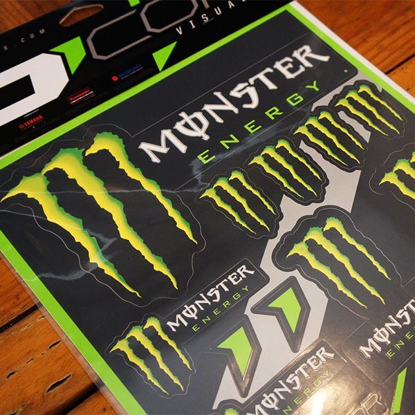 画像3: D'COR Monster Energy 4mil Decal Sheet